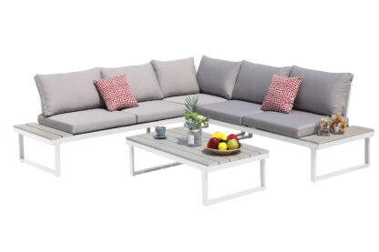 Brisk Loungesett Hvit